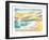 Malibu Californian Sunset with Ocean Waves-M. Bleichner-Framed Art Print