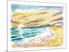 Malibu Californian Sunset with Ocean Waves-M. Bleichner-Mounted Art Print