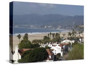 Malibu, from Palisades Park, Santa Monica, California, United States of America, North America-Ethel Davies-Stretched Canvas