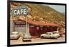 Malibu Inn Cafe, Roadside Retro-null-Framed Art Print