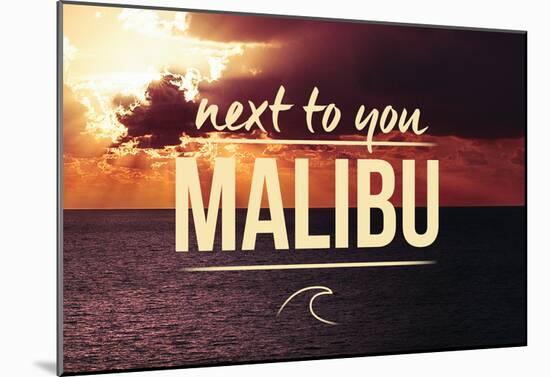 Malibu-null-Mounted Poster