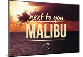 Malibu-null-Mounted Poster