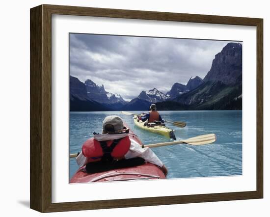 Maligne Lake Banff National Park Alberta Canada-null-Framed Photographic Print