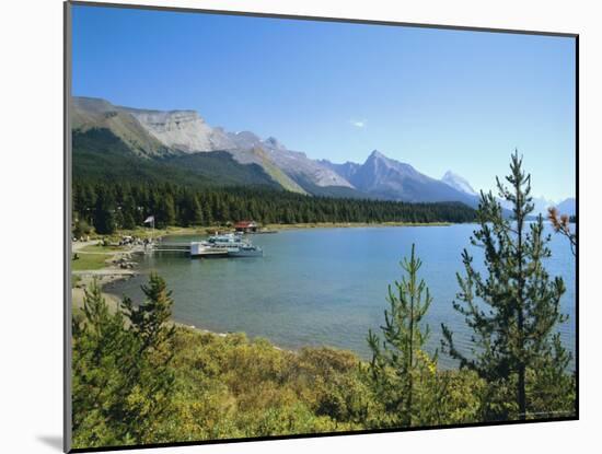 Maligne Lake, Jasper National Park, Rocky Mountains, Alberta, Canada-Hans Peter Merten-Mounted Photographic Print