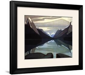 Maligne Lake, Jasper Park-Lawren S^ Harris-Framed Art Print
