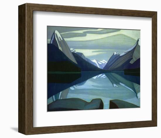 Maligne Lake, Jasper Park-Lawren S^ Harris-Framed Premium Giclee Print