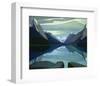 Maligne Lake, Jasper Park-Lawren S^ Harris-Framed Premium Giclee Print