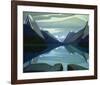 Maligne Lake, Jasper Park-Lawren S^ Harris-Framed Premium Giclee Print