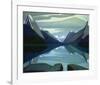 Maligne Lake, Jasper Park-Lawren S^ Harris-Framed Premium Giclee Print