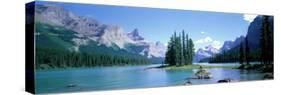 Maligne Lake Near Jasper, Alberta, Canada-null-Stretched Canvas