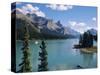 Maligne Lake, Rocky Mountains, Alberta, Canada-Hans Peter Merten-Stretched Canvas