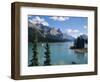 Maligne Lake, Rocky Mountains, Alberta, Canada-Hans Peter Merten-Framed Photographic Print