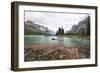 Maligne Lake Scenic, Alberta, Canada-George Oze-Framed Photographic Print
