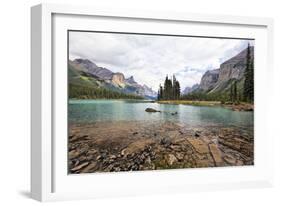 Maligne Lake Scenic, Alberta, Canada-George Oze-Framed Photographic Print