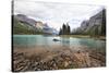 Maligne Lake Scenic, Alberta, Canada-George Oze-Stretched Canvas