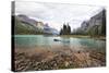 Maligne Lake Scenic, Alberta, Canada-George Oze-Stretched Canvas