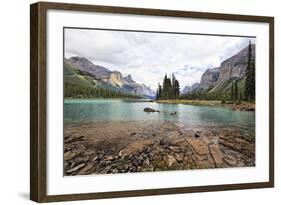 Maligne Lake Scenic, Alberta, Canada-George Oze-Framed Photographic Print