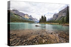 Maligne Lake Scenic, Alberta, Canada-George Oze-Stretched Canvas