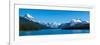 Maligne Lake with Canadian Rockies at Jasper National Park, Alberta, Canada-null-Framed Photographic Print