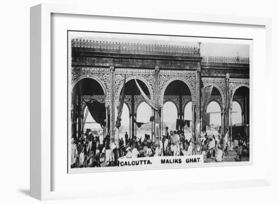 Maliks' Ghat, Calcutta, India, C1925-null-Framed Giclee Print