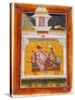 Malkos Raga, Folio from a Ragamala (Garland of Melodies)-null-Stretched Canvas