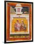 Malkos Raga, Folio from a Ragamala (Garland of Melodies)-null-Framed Art Print