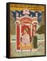 Malkos Raga, Folio from a Ragamala (Garland of Melodies)-null-Framed Stretched Canvas