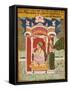 Malkos Raga, Folio from a Ragamala (Garland of Melodies)-null-Framed Stretched Canvas