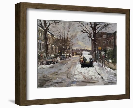 Mall Street, Hammersmith, Freezing Thaw, 2009-Peter Brown-Framed Giclee Print