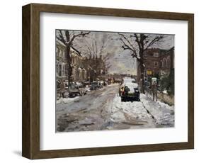 Mall Street, Hammersmith, Freezing Thaw, 2009-Peter Brown-Framed Giclee Print