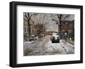 Mall Street, Hammersmith, Freezing Thaw, 2009-Peter Brown-Framed Giclee Print