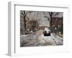 Mall Street, Hammersmith, Freezing Thaw, 2009-Peter Brown-Framed Giclee Print