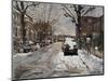 Mall Street, Hammersmith, Freezing Thaw, 2009-Peter Brown-Mounted Giclee Print