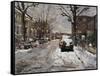 Mall Street, Hammersmith, Freezing Thaw, 2009-Peter Brown-Framed Stretched Canvas