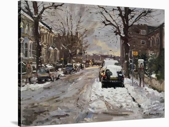Mall Street, Hammersmith, Freezing Thaw, 2009-Peter Brown-Stretched Canvas