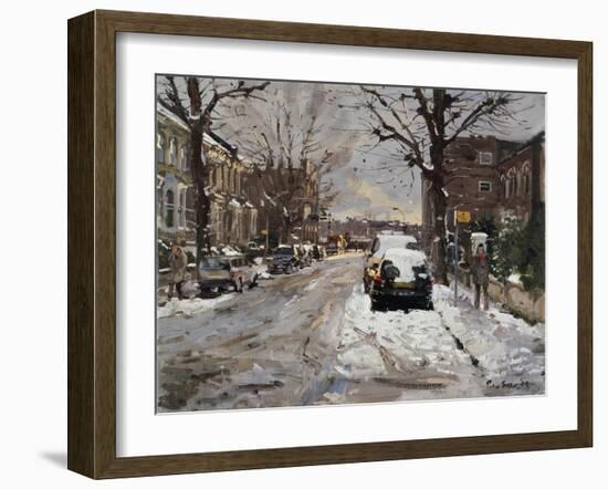 Mall Street, Hammersmith, Freezing Thaw, 2009-Peter Brown-Framed Giclee Print