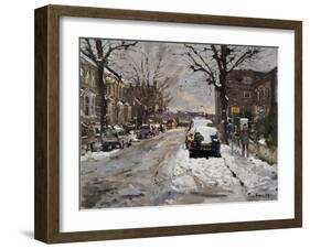 Mall Street, Hammersmith, Freezing Thaw, 2009-Peter Brown-Framed Giclee Print