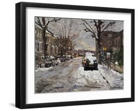 Mall Street, Hammersmith, Freezing Thaw, 2009-Peter Brown-Framed Giclee Print