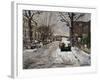 Mall Street, Hammersmith, Freezing Thaw, 2009-Peter Brown-Framed Giclee Print