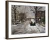 Mall Street, Hammersmith, Freezing Thaw, 2009-Peter Brown-Framed Giclee Print