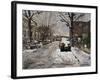 Mall Street, Hammersmith, Freezing Thaw, 2009-Peter Brown-Framed Giclee Print