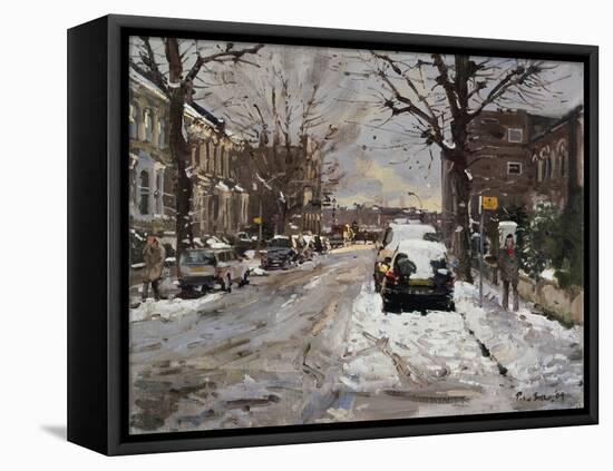 Mall Street, Hammersmith, Freezing Thaw, 2009-Peter Brown-Framed Stretched Canvas