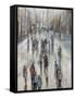 Mall Walking-Farrell Douglass-Framed Stretched Canvas