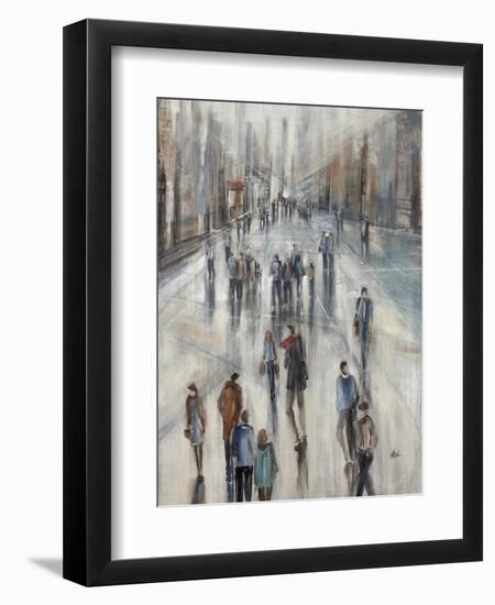 Mall Walking-Farrell Douglass-Framed Premium Giclee Print
