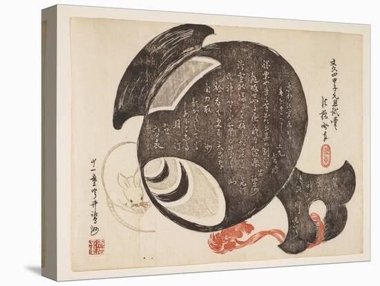 Mallet and a Mouse, January 1864-Ebashi Sesshin-Stretched Canvas