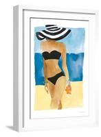 Mallorca Girl No Words-Mercedes Lopez Charro-Framed Art Print