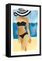 Mallorca Girl No Words-Mercedes Lopez Charro-Framed Stretched Canvas