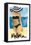 Mallorca Girl-Mercedes Lopez Charro-Framed Stretched Canvas