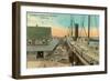 Mallory Line Docks, Tampa, Florida-null-Framed Art Print