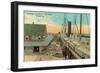 Mallory Line Docks, Tampa, Florida-null-Framed Art Print